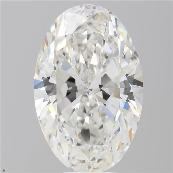 9.09ct F VVS2 Rare Carat Ideal Cut Oval Lab Grown Diamond