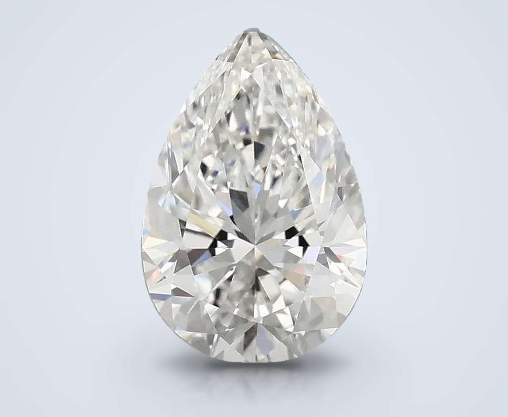 4.57 Carat Pear Lab Diamond