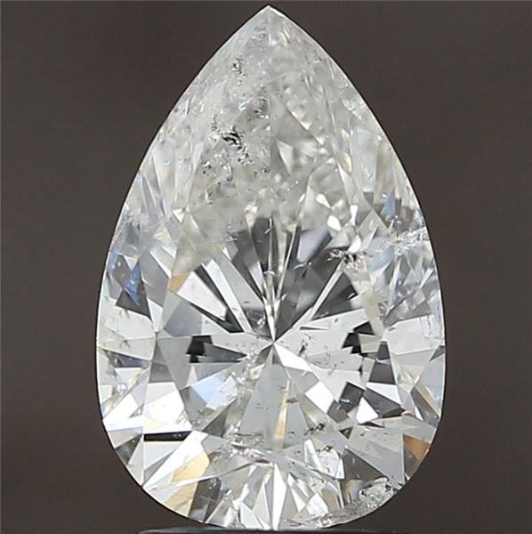 2.62ct I SI2 Very Good Cut Pear Diamond