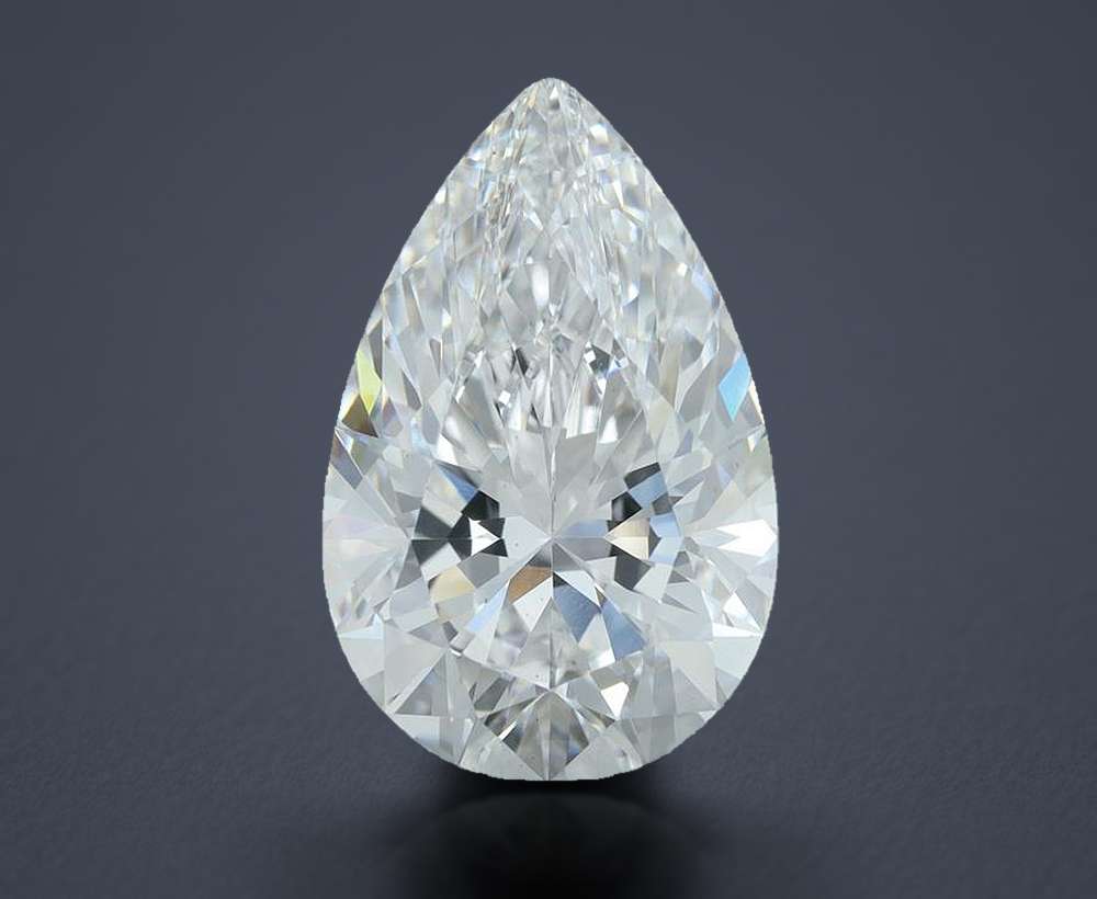 5.52 Carat Pear Lab Diamond