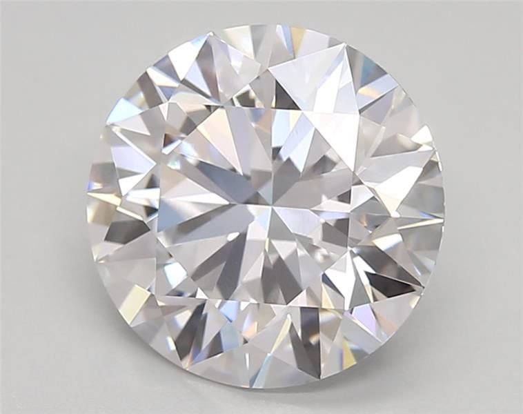 3.38ct D VVS2 Rare Carat Ideal Cut Round Lab Grown Diamond