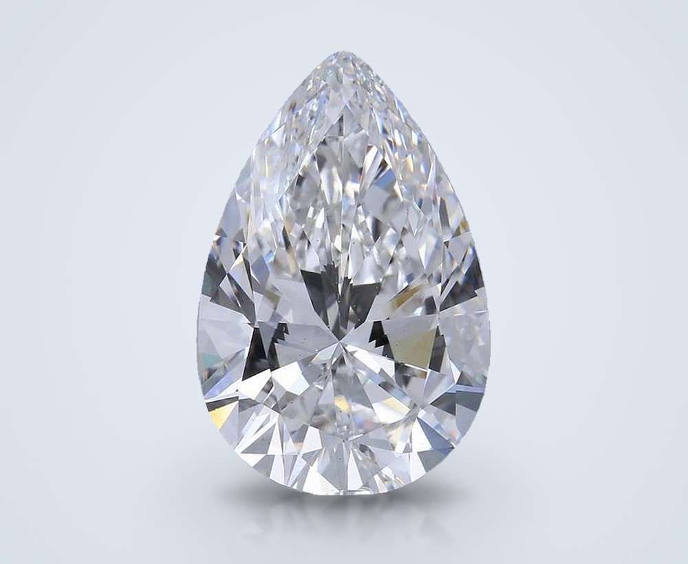 5.79 Carat Pear Lab Diamond