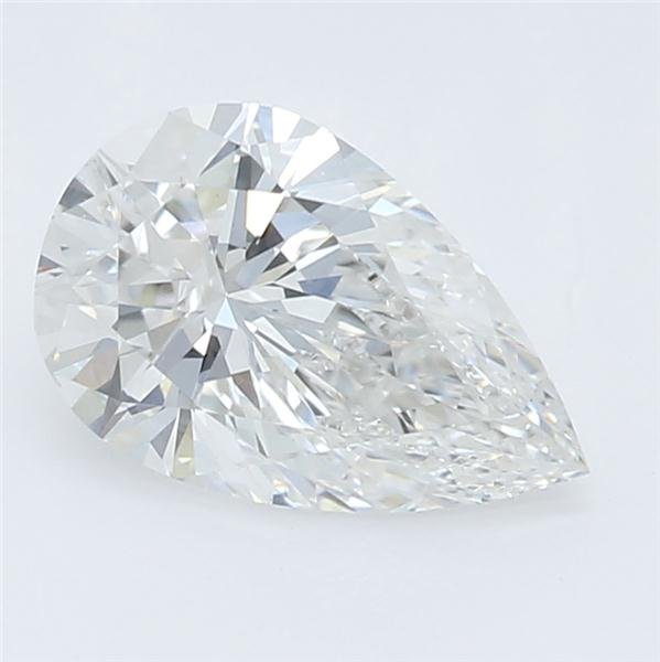 0.62ct F VS1 Very Good Cut Pear Lab Grown Diamond