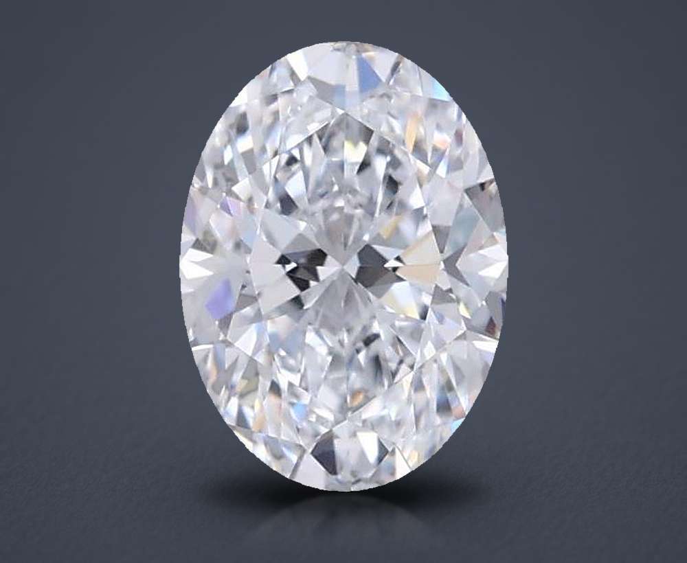 0.56 Carat Oval Lab Diamond