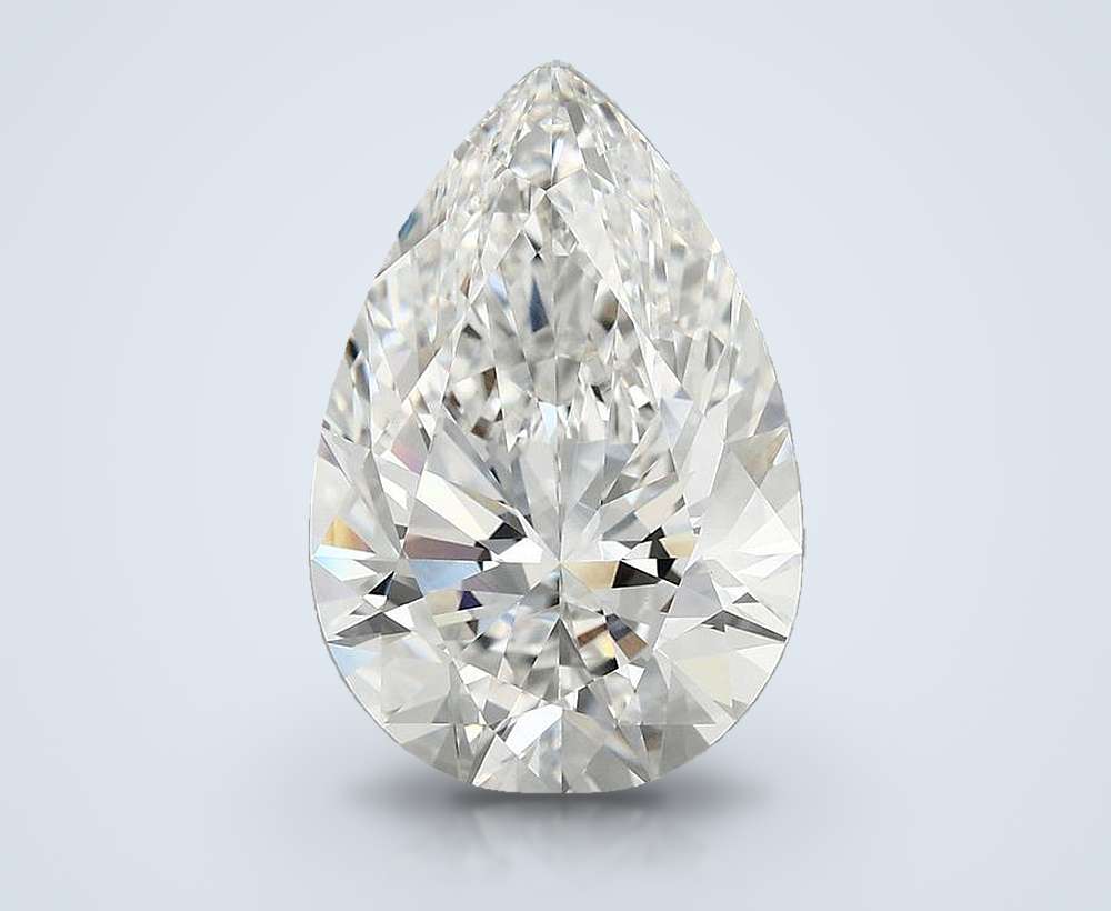 5.76 Carat Pear Lab Diamond