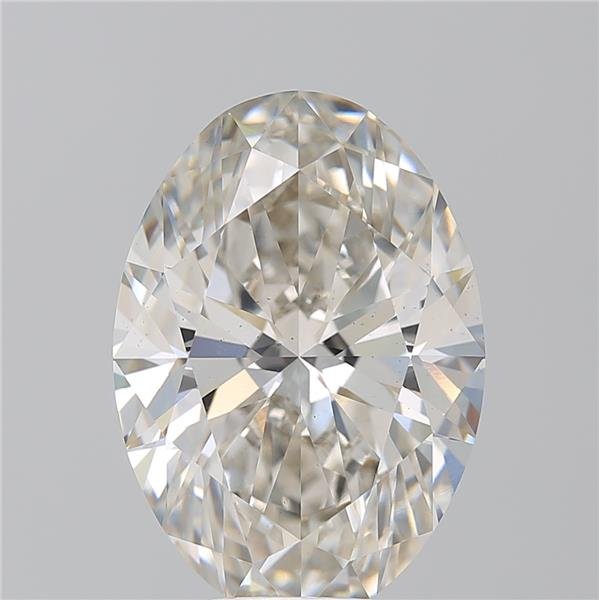 6.88ct I VS2 Rare Carat Ideal Cut Oval Lab Grown Diamond