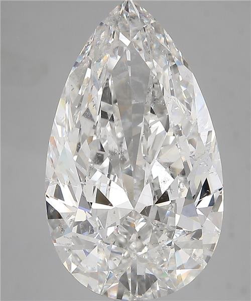 8.02ct G SI2 Rare Carat Ideal Cut Pear Diamond