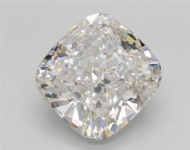 4.01ct F VS1 Rare Carat Ideal Cut Cushion Lab Grown Diamond