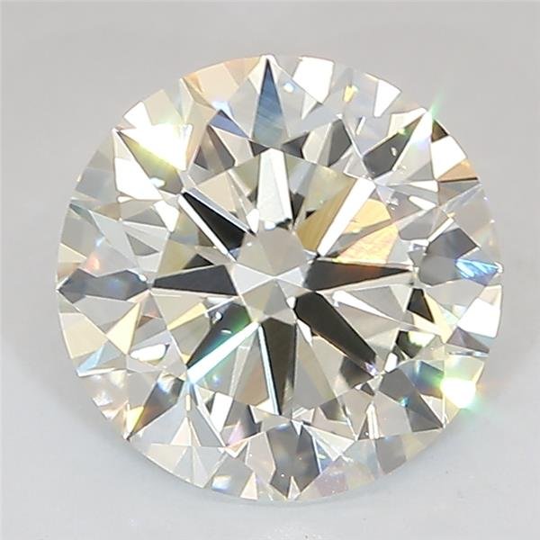 3.00ct J SI1 Excellent Cut Round Lab Grown Diamond