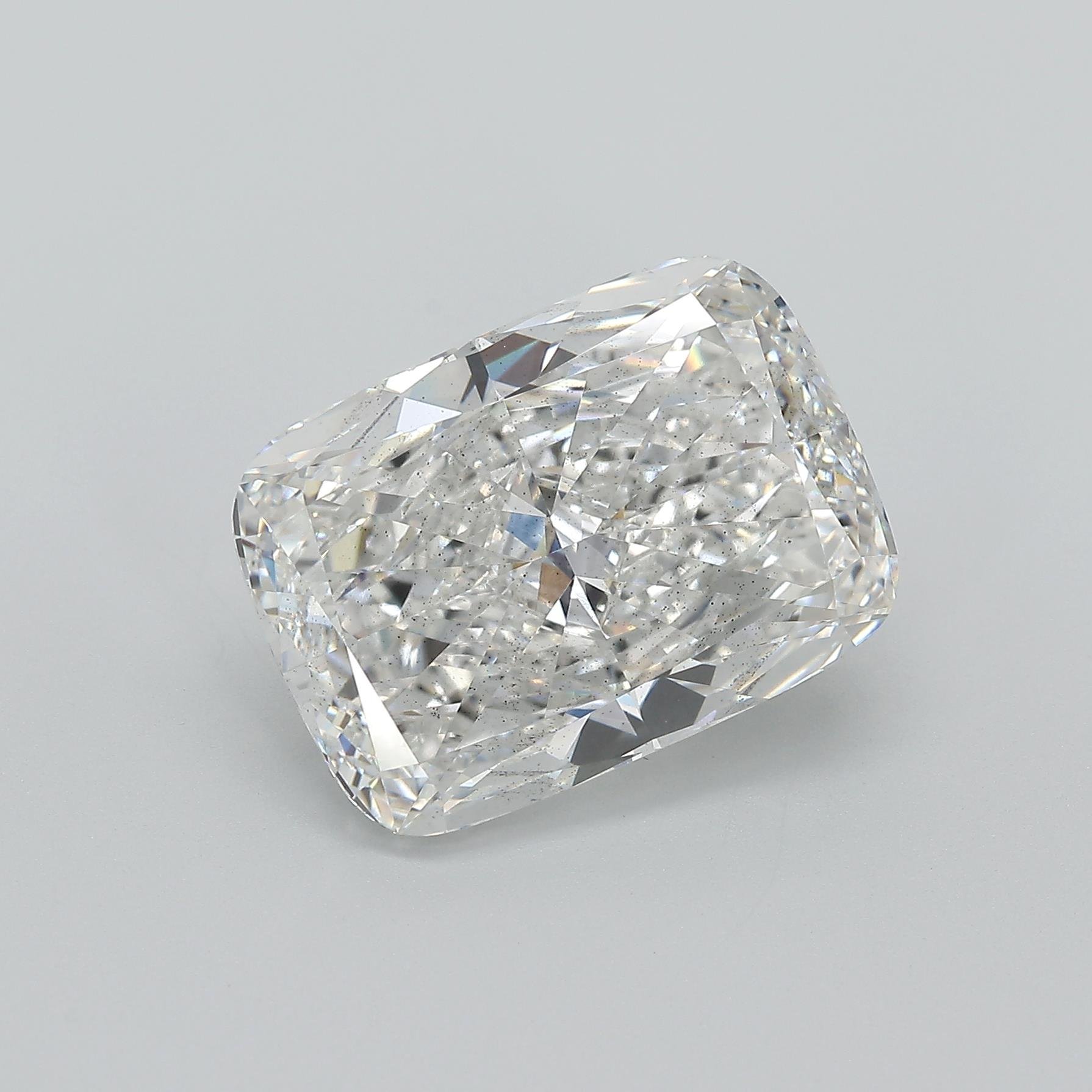 7.69ct F SI2 Very Good Cut Cushion Lab Grown Diamond