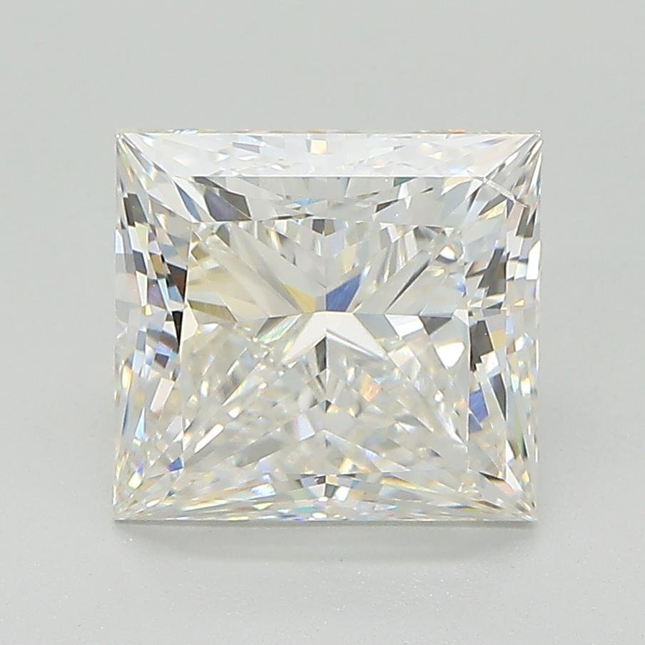 3.02ct I SI1 Rare Carat Ideal Cut Princess Lab Grown Diamond