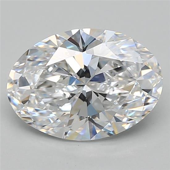 1.58ct D VVS2 Rare Carat Ideal Cut Oval Lab Grown Diamond