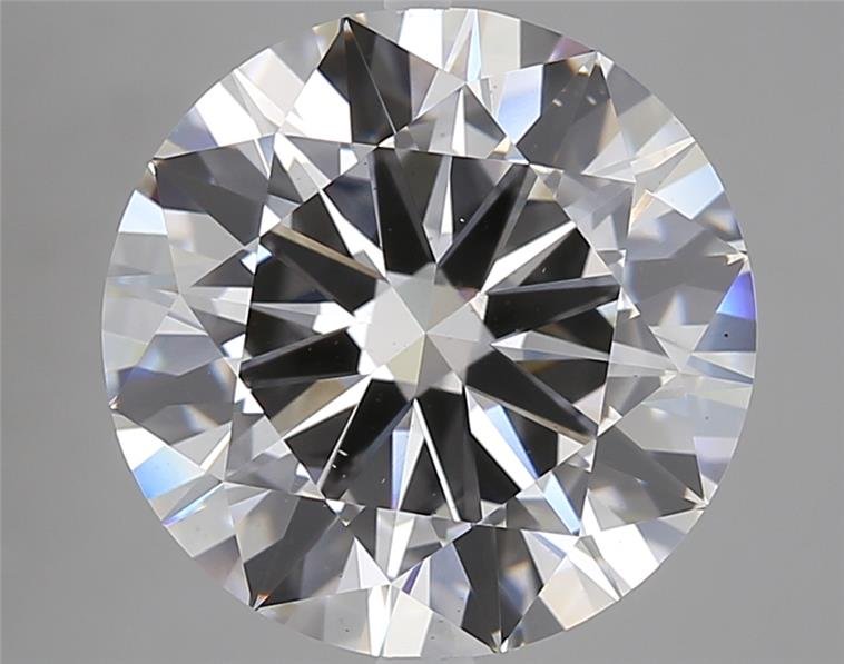 6.51ct F VS2 Excellent Cut Round Lab Grown Diamond