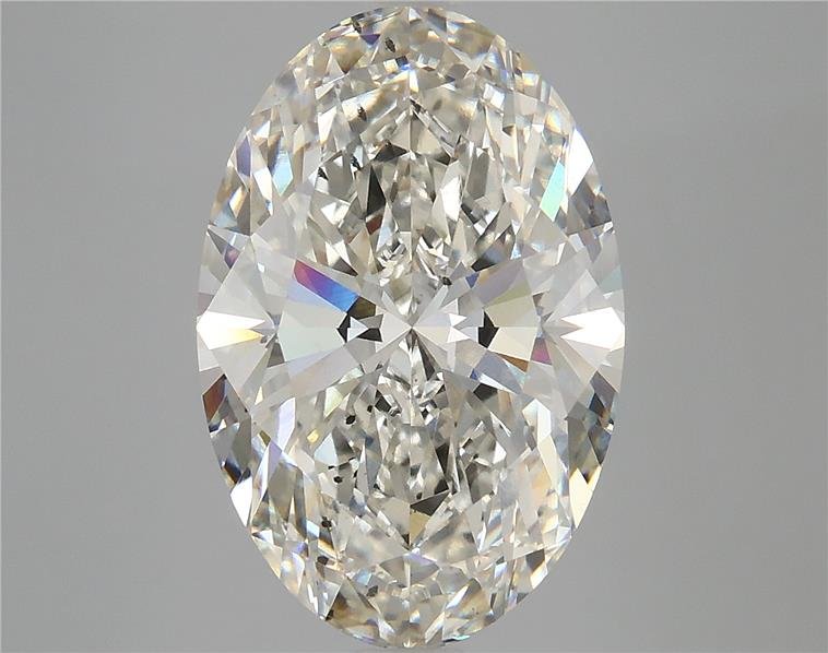 6.60ct I VS2 Rare Carat Ideal Cut Oval Lab Grown Diamond