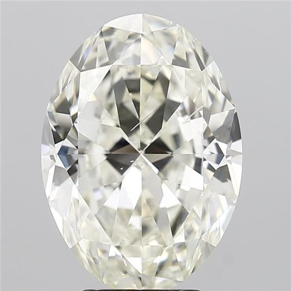 4.03ct K SI1 Rare Carat Ideal Cut Oval Diamond