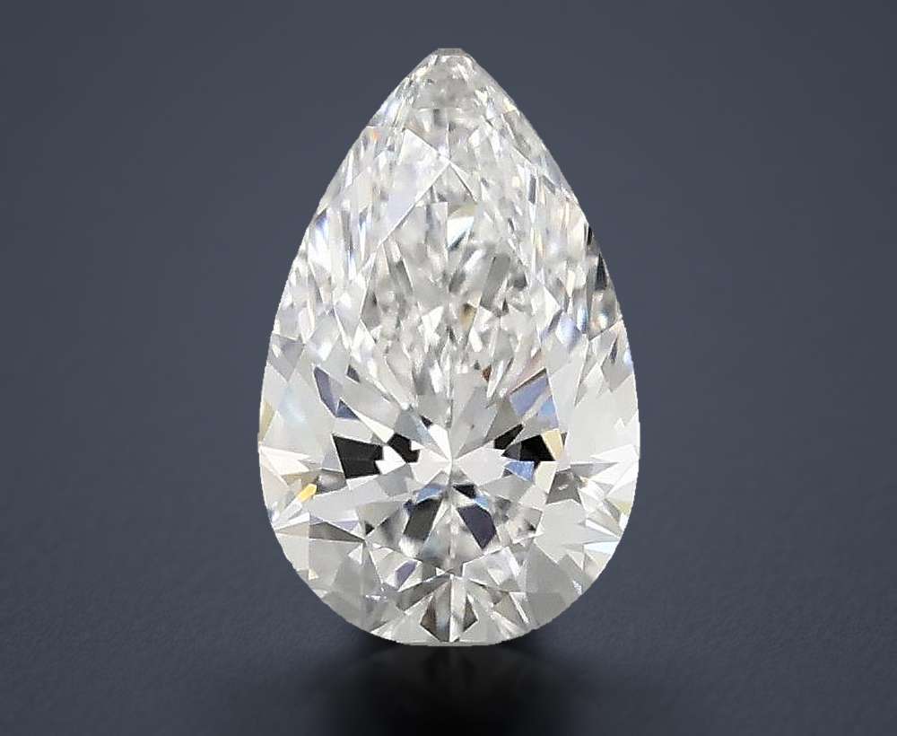 1.00 Carat Pear Lab Diamond