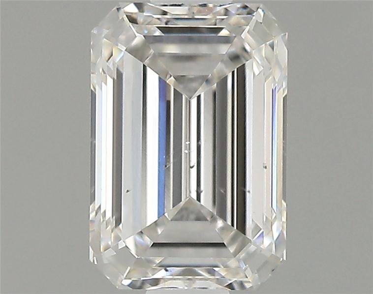 0.80ct G SI1 Rare Carat Ideal Cut Emerald Lab Grown Diamond