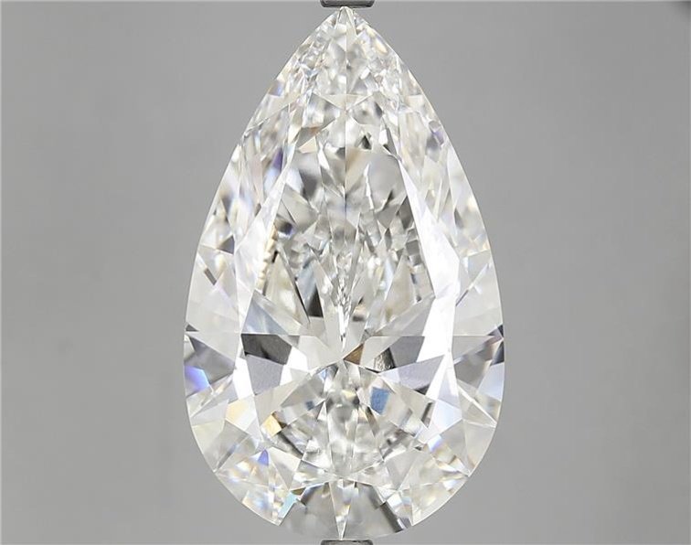 10.12ct F VVS2 Very Good Cut Pear Lab Grown Diamond
