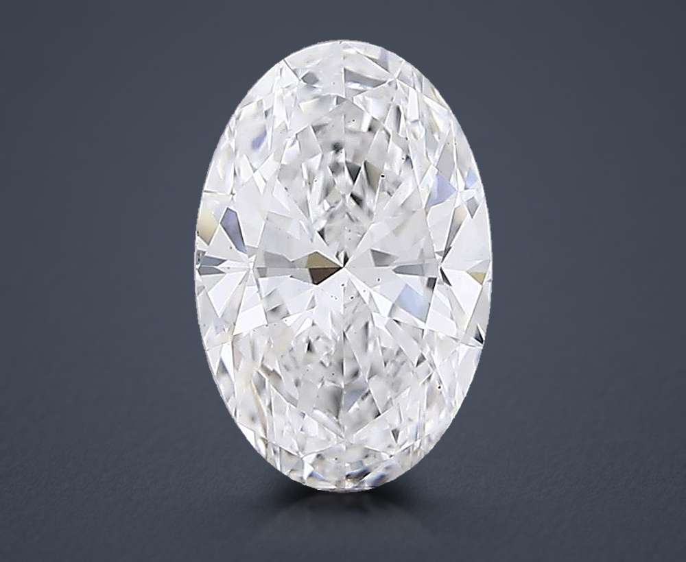 1.71 Carat Oval Lab Diamond