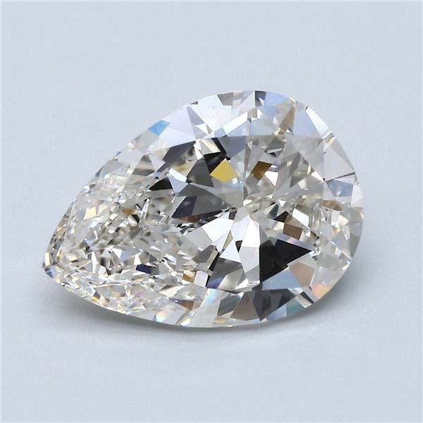 5.04ct J VS1 Very Good Cut Pear Diamond