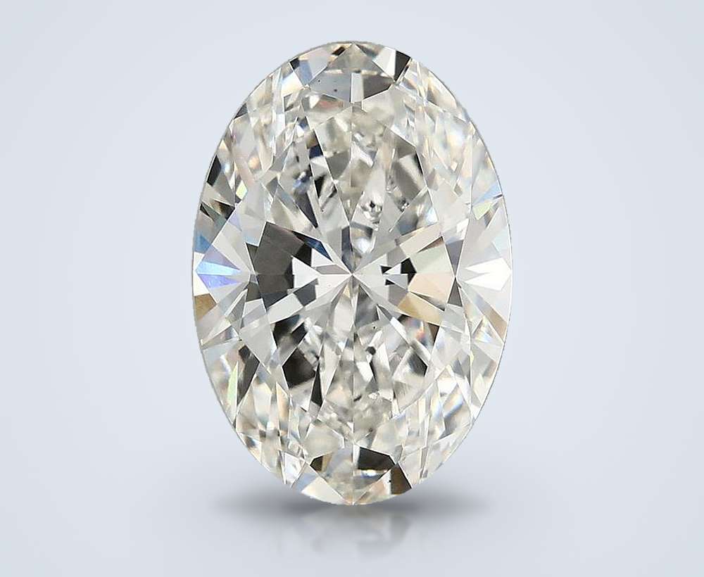 3.92 Carat Oval Lab Diamond