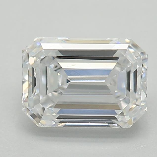 0.60ct D VVS2 Very Good Cut Emerald Lab Grown Diamond