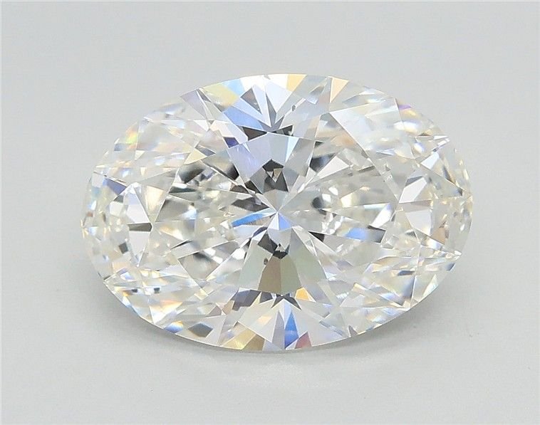 2.58ct F VS2 Rare Carat Ideal Cut Oval Lab Grown Diamond