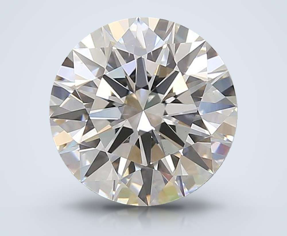 3.08 Carat Round Lab Diamond