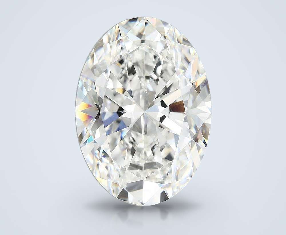 9.79 Carat Oval Lab Diamond