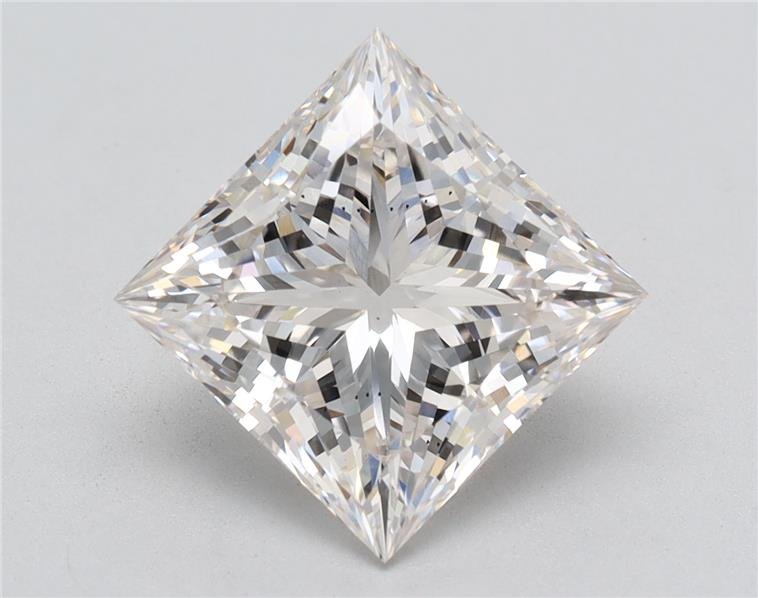 2.62ct I VS2 Rare Carat Ideal Cut Princess Lab Grown Diamond