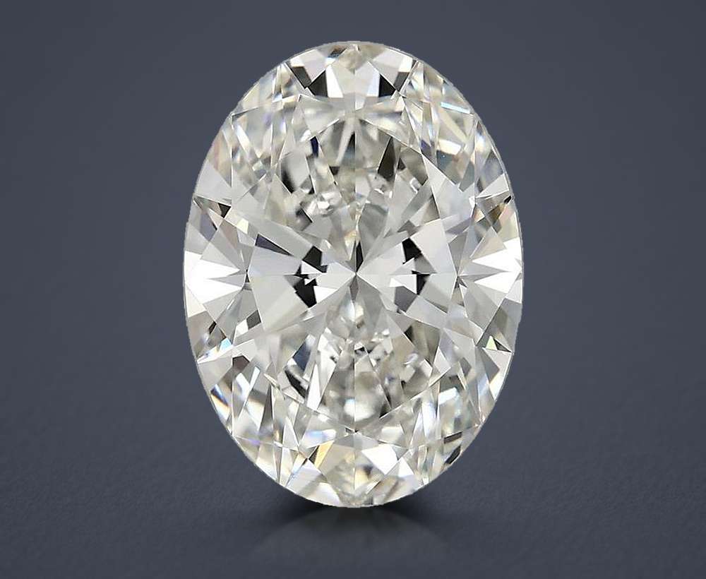3.70 Carat Oval Lab Diamond