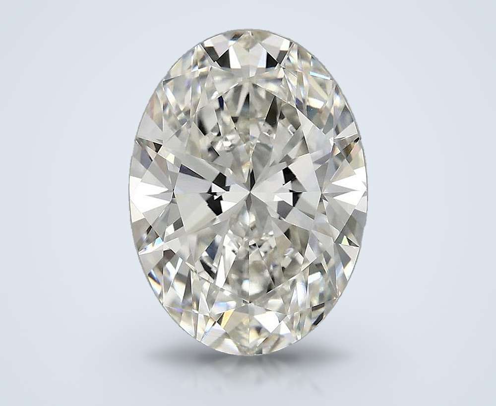 3.70 Carat Oval Lab Diamond