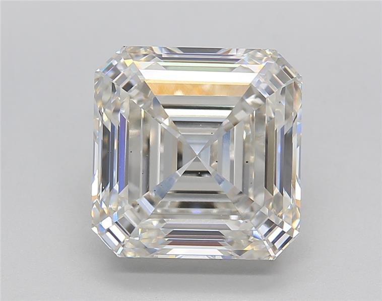 5.10ct G VS2 Rare Carat Ideal Cut Asscher Lab Grown Diamond