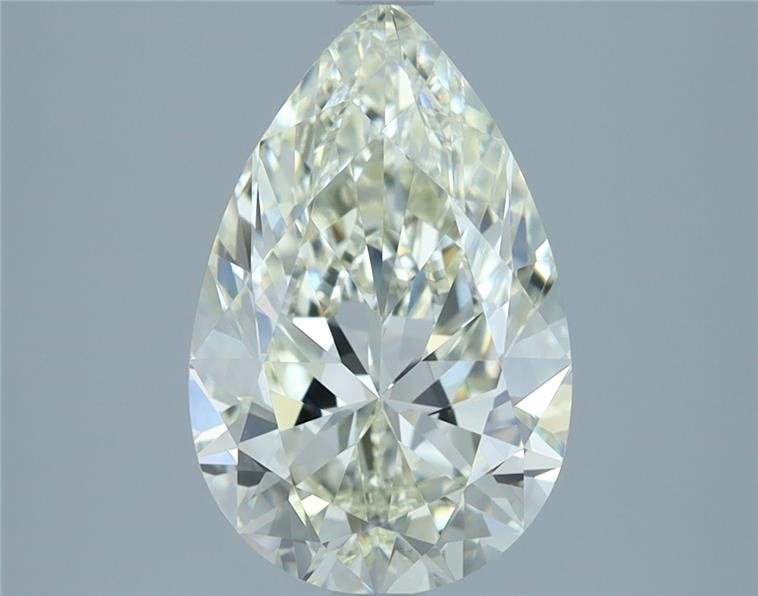 2.85ct J IF Rare Carat Ideal Cut Pear Diamond