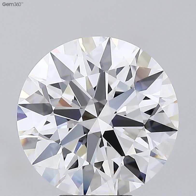 6.21ct E IF Rare Carat Ideal Cut Round Lab Grown Diamond