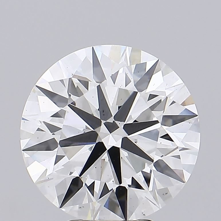 6.10ct F VS2 Rare Carat Ideal Cut Round Lab Grown Diamond