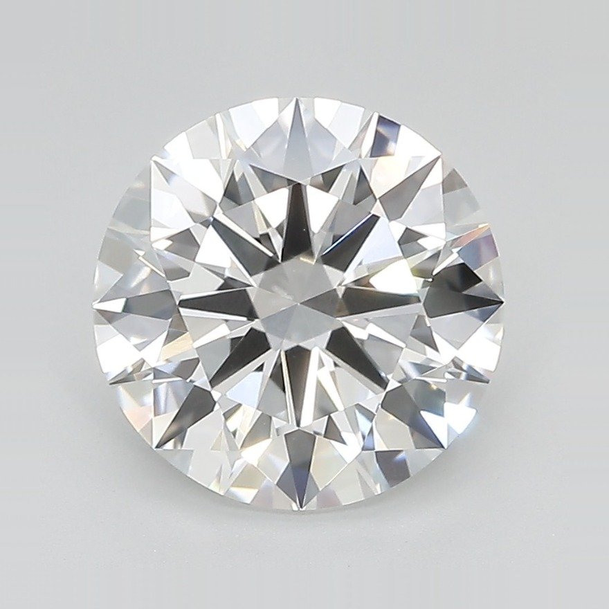 3.47ct D VVS2 Rare Carat Ideal Cut Round Lab Grown Diamond