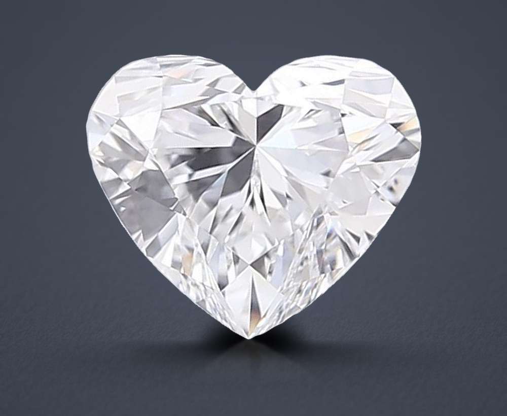 2.00 Carat Heart Lab Diamond