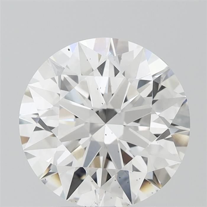 3.04ct F SI1 Rare Carat Ideal Cut Round Lab Grown Diamond