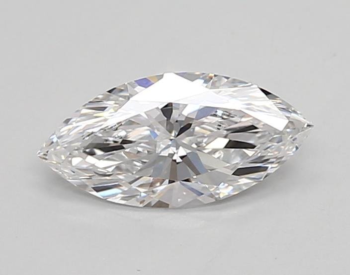 0.59ct D VVS2 Rare Carat Ideal Cut Marquise Lab Grown Diamond