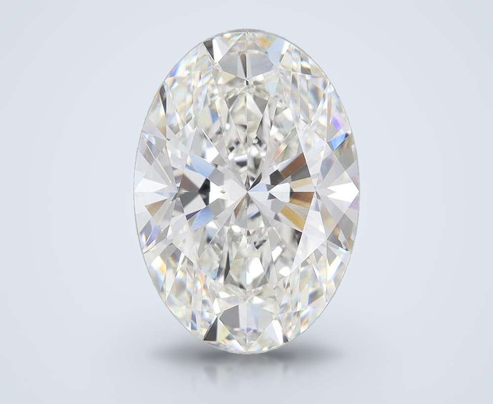 8.81 Carat Oval Lab Diamond