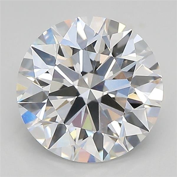 2.18ct D VVS2 Rare Carat Ideal Cut Round Lab Grown Diamond