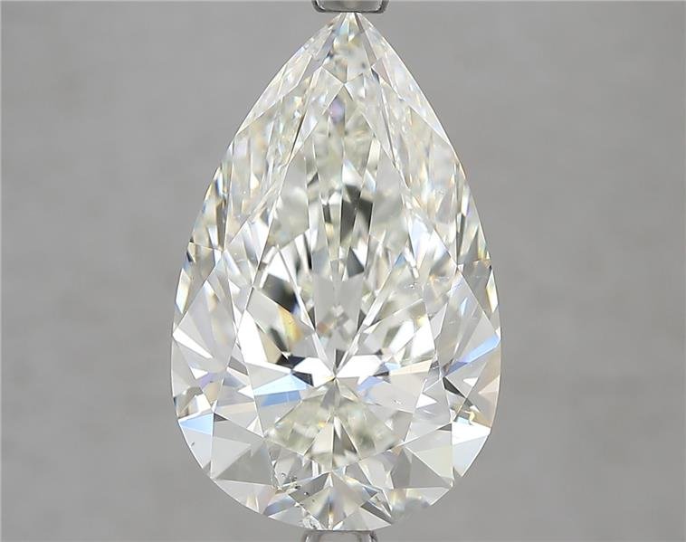 5.05ct H SI1 Rare Carat Ideal Cut Pear Diamond