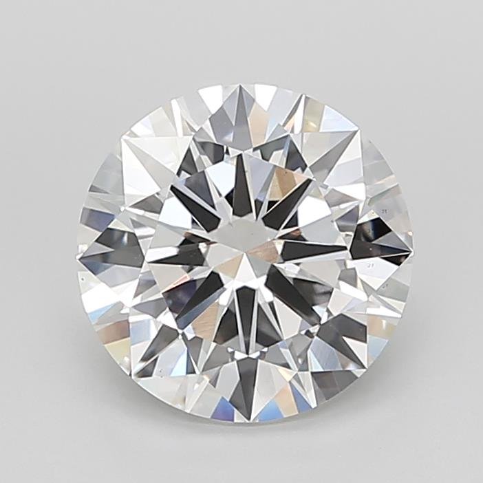 5.01ct F VS2 Excellent Cut Round Lab Grown Diamond