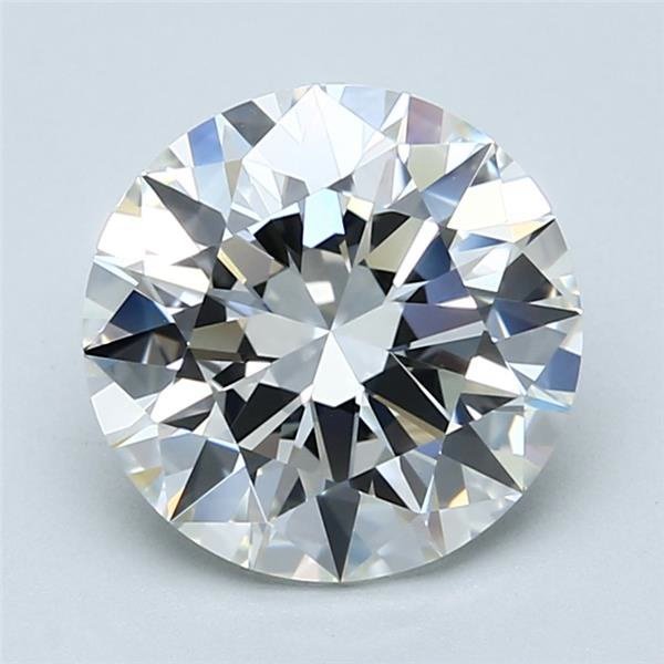 3.17ct G VVS2 Excellent Cut Round Diamond