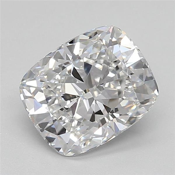 1.63ct F VVS2 Rare Carat Ideal Cut Cushion Lab Grown Diamond