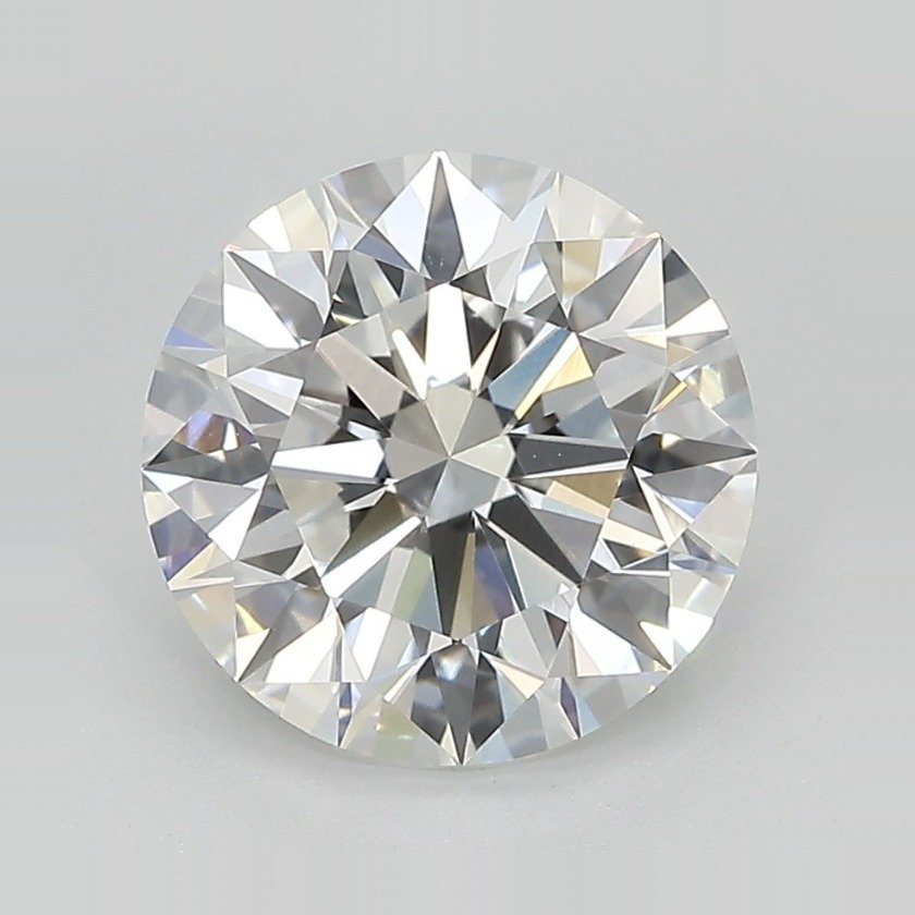 3.11ct D VVS2 Rare Carat Ideal Cut Round Lab Grown Diamond