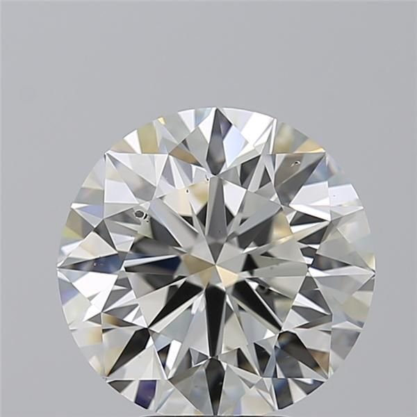 5.01ct J SI1 Rare Carat Ideal Cut Round Diamond