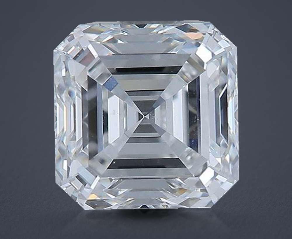 1.61 Carat Asscher Natural Diamond