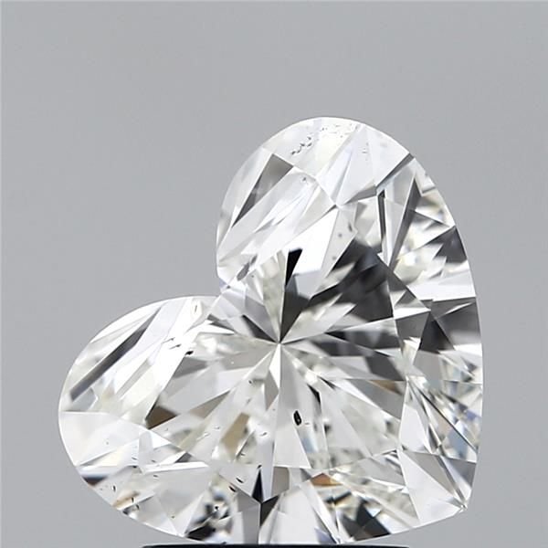 3.00ct I SI1 Rare Carat Ideal Cut Heart Diamond